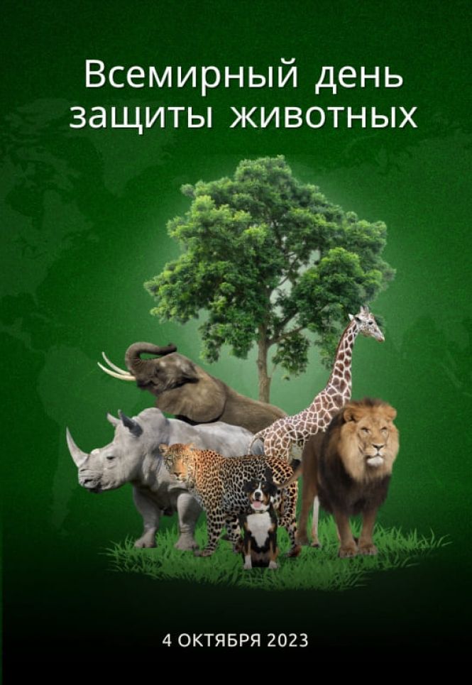 4 октября 2023 г. Всемирный день защиты животных